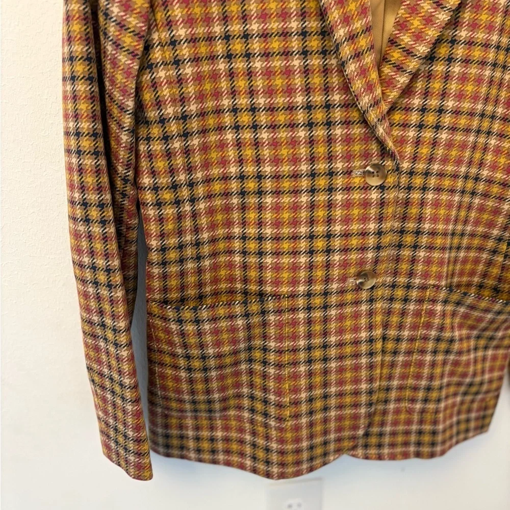 J. McLaughlin Aubrey Plaid Blazer Jacket Catalina Cloth | Size Small NWT